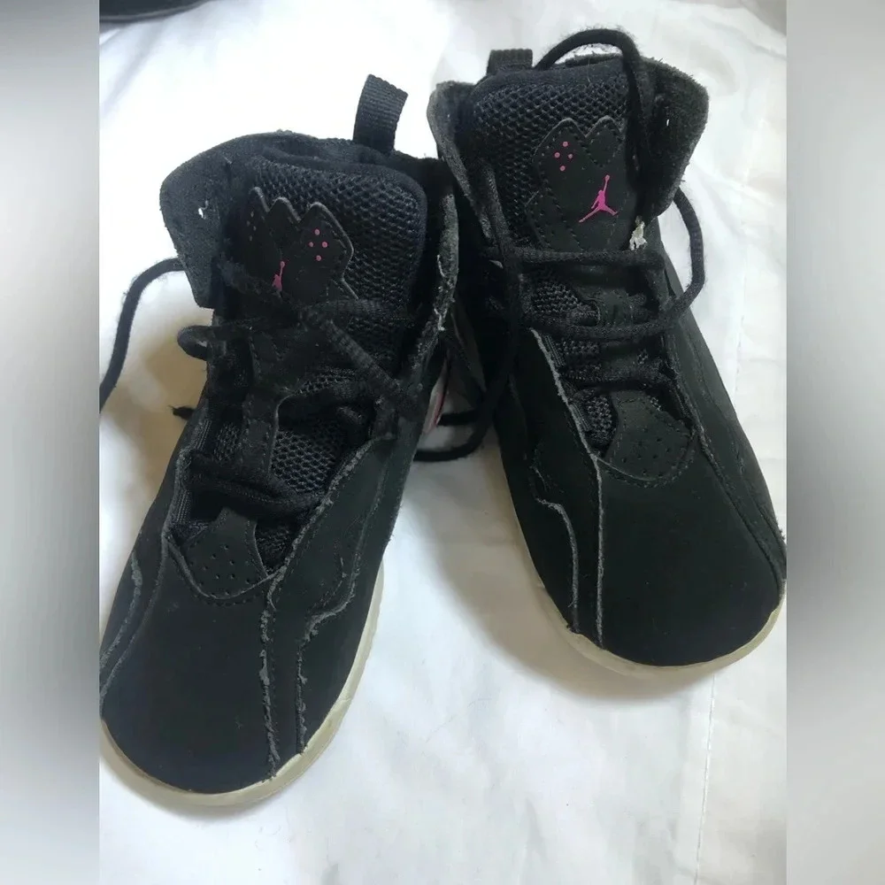 Nike Girls Air Jordan True Flight - Picture 1 of 5